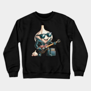 Rock 'n' Roll Garlic - The Flavorful Music Icon Crewneck Sweatshirt